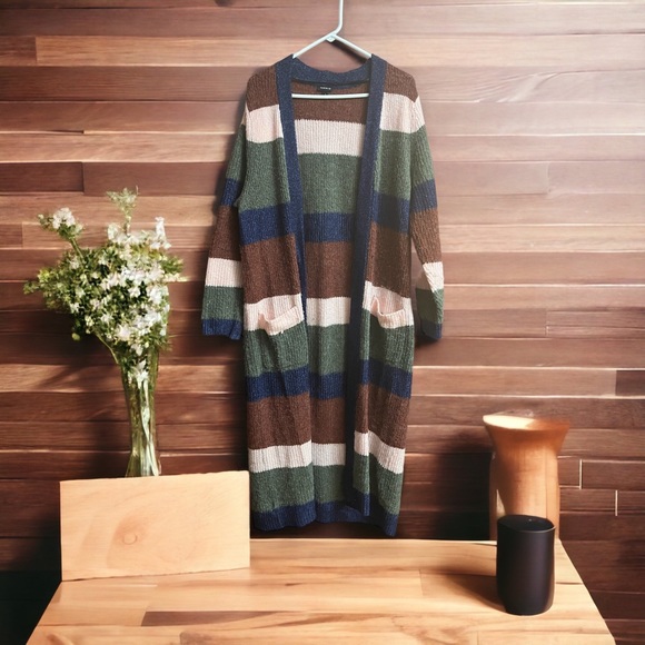 torrid Sweaters - Torrid Chunky Duster Sweater Long 1x